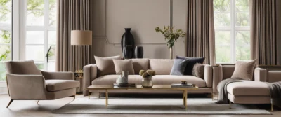 Canapé taupe clair moderne : l&rsquo;élégance intemporelle pour votre salon